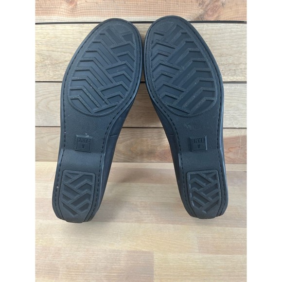 Frye Penny Leather Loafer Slip on Black Mens Shoes Size 11.5 - Picture 6 of 8